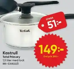 DollarStore Kastrull Tefal Primary erbjuda