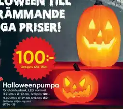 DollarStore Halloweenpumpa erbjuda