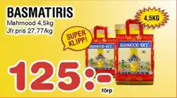 Nya Pulsen Mahmood Basmatiris erbjuda