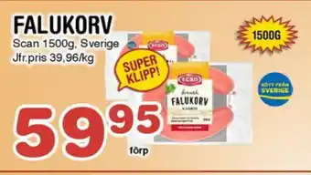 Nya Pulsen Scan Falukorv erbjuda