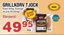Nya Pulsen Scan Grillkorv tjock erbjuda