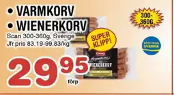 Nya Pulsen Scan Varmkorv • Wienerkorv erbjuda