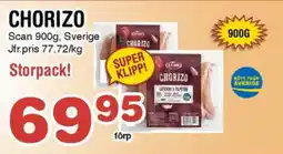 Nya Pulsen Scan Chorizo erbjuda