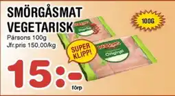 Nya Pulsen Pärsons Smörgåsmat vegetarisk erbjuda
