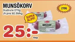 Nya Pulsen Gudruns Munsökorv erbjuda
