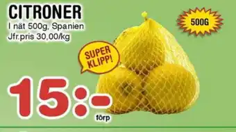 Nya Pulsen Citroner erbjuda
