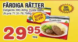 Nya Pulsen Dafgårds Färdiga rätter erbjuda