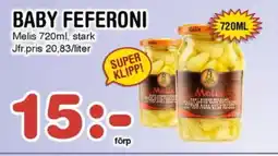 Nya Pulsen Melis Baby feferoni erbjuda