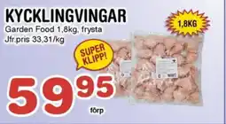 Nya Pulsen Kycklingvingar erbjuda
