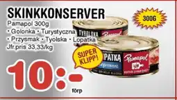 Nya Pulsen Pamapol Skinkkonserver erbjuda