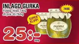 Nya Pulsen Inlagd gurka erbjuda