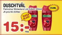 Nya Pulsen PALMOLIVE Duschtvål erbjuda
