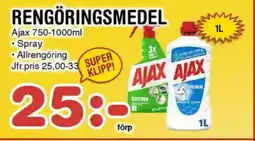 Nya Pulsen AJAX Rengöringsmedel erbjuda