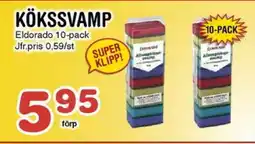 Nya Pulsen ELDORADO Kökssvamp erbjuda