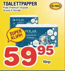 Nya Pulsen Polar Premium Toalettpapper erbjuda