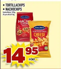 Nya Pulsen Santa Maria Tortillachips • Nachochips erbjuda
