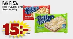 Nya Pulsen Billy's Pan pizza erbjuda