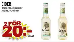 Nya Pulsen Briska cider erbjuda