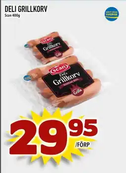 Prisma Mat Scan Deli grillkorv erbjuda
