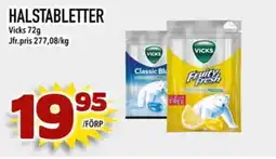 Prisma Mat VICKS Halstabletter erbjuda