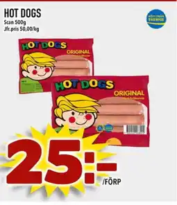 Prisma Mat Scan Hot dogs erbjuda