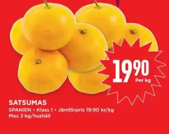 Willys Satsumas erbjuda