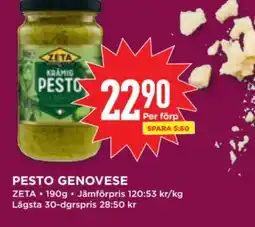 Willys ZETA Pesto genovese erbjuda