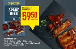 Willys TULIP Spareribs erbjuda