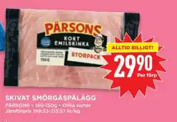 Willys PARSONS Skivat smörgåspålägg erbjuda