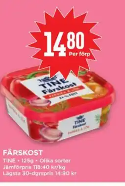 Willys TINE Färskost erbjuda