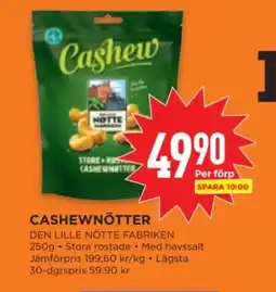 Willys Cashewnötter erbjuda