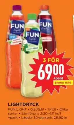 Willys FUN LIGHT Lightdryck erbjuda