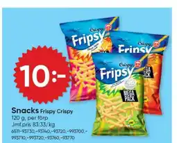 DollarStore Snacks Fripsy Crispy erbjuda