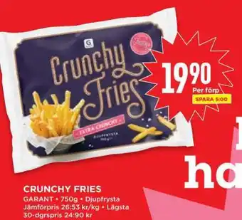 Willys CRUNCHY FRIES erbjuda