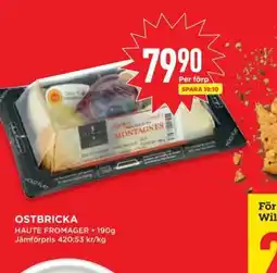 Willys OSTBRICKA erbjuda