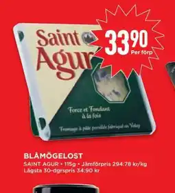 Willys BLÅMÖGELOST SAINT AGUR erbjuda