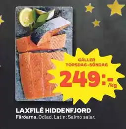Coop Laxfilé Hiddenfjord erbjuda