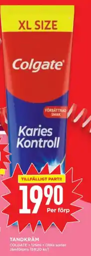 Willys Colgate Tandkräm erbjuda