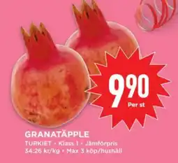 Willys Granatäpple erbjuda