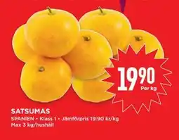 Willys SATSUMAS, SEK 19.9 erbjuda