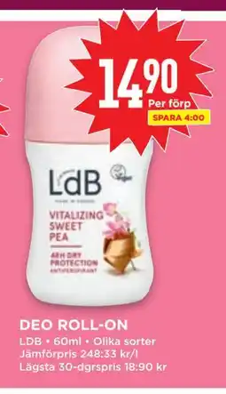Willys DEO ROLL-ON, SEK 14.9 erbjuda