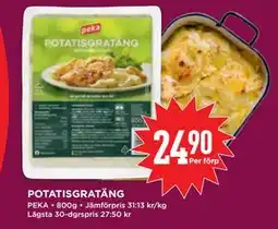 Willys POTATISGRATÄNG, SEK 24.9 erbjuda
