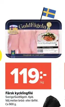 Coop Extra Färsk kycklingfilé, SEK 119 erbjuda