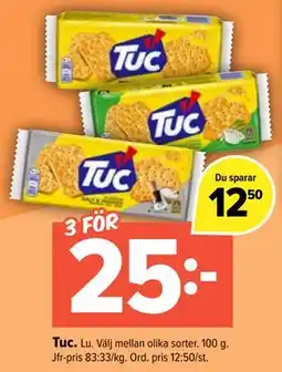 Coop Extra Tuc, SEK 25 erbjuda