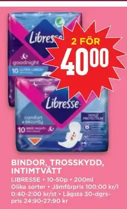 Willys BINDOR, TROSSKYDD, INTIMTVÄTT, SEK 40 erbjuda