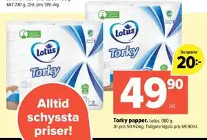 Torky papper., SEK 49.9