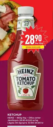 Willys KETCHUP, SEK 28.9 erbjuda