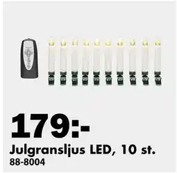Biltema Julgransljus LED, 10 st., SEK 179 erbjuda