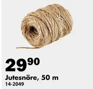 Biltema Jutesnöre, 50 m, SEK 29.9 erbjuda
