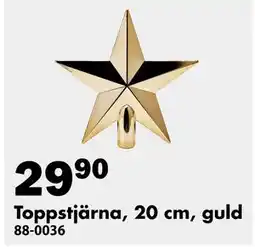 Biltema Toppstjärna, 20 cm, guld, SEK 29.9 erbjuda